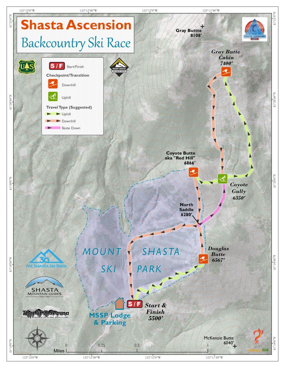 Shasta Ascension Backcountry Race Discover Siskiyou