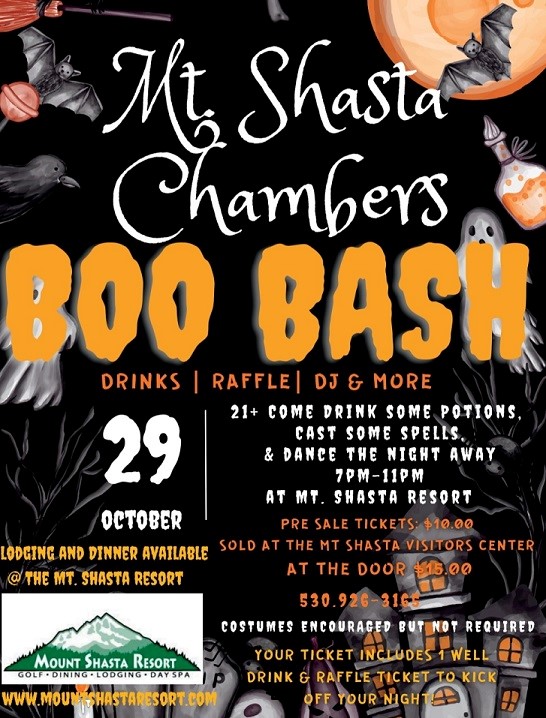 Mt Shasta Chamber Boo Bash Discover Siskiyou