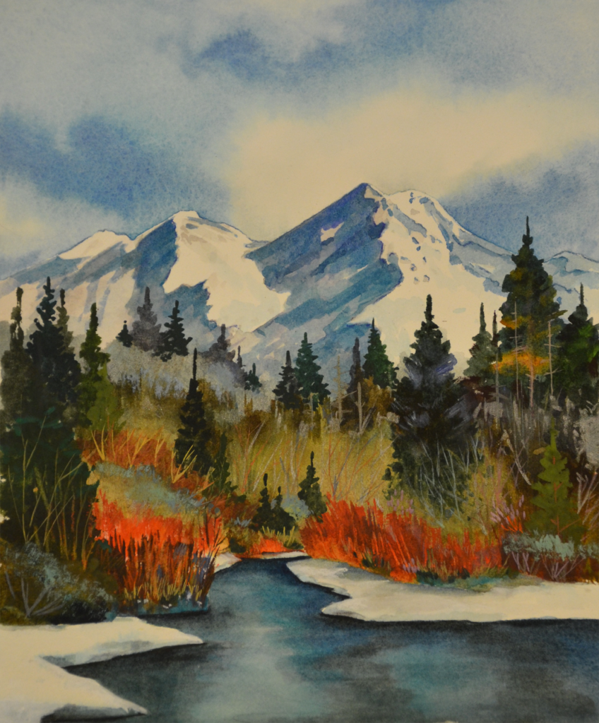 Learn to paint watercolor landscapes Discover Siskiyou