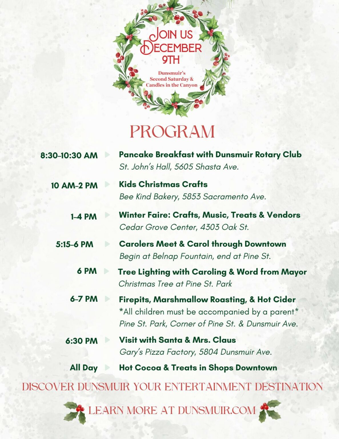 Candles in the Canyon in Dunsmuir Discover Siskiyou